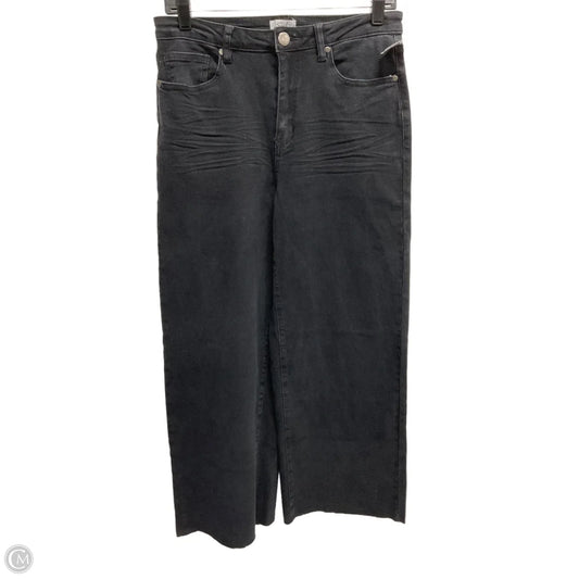 Jeans Wide Leg By Easel In Black Denim, Size: 8