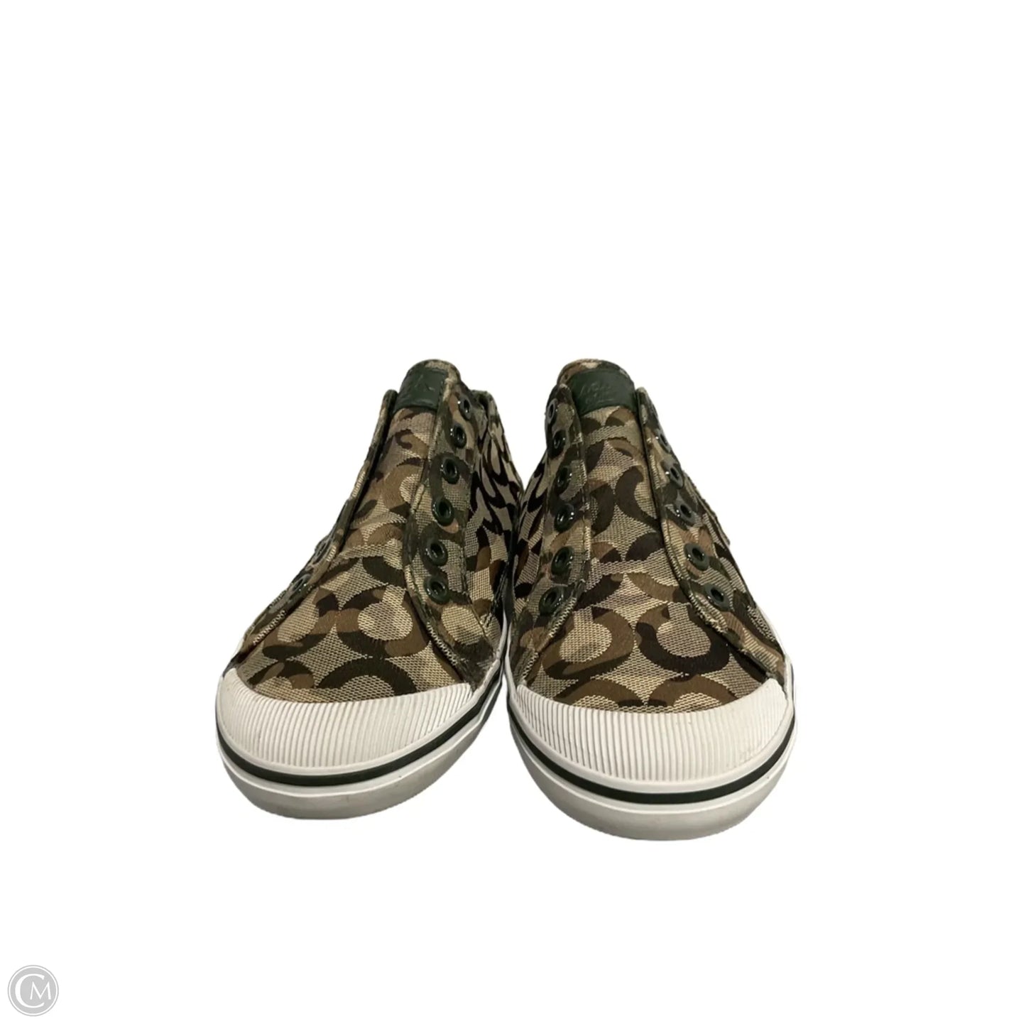 Shoes Designer By Coach In Camouflage Print, Size: 7