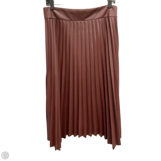 Skirt Maxi By Zara In Maroon, Size: 16