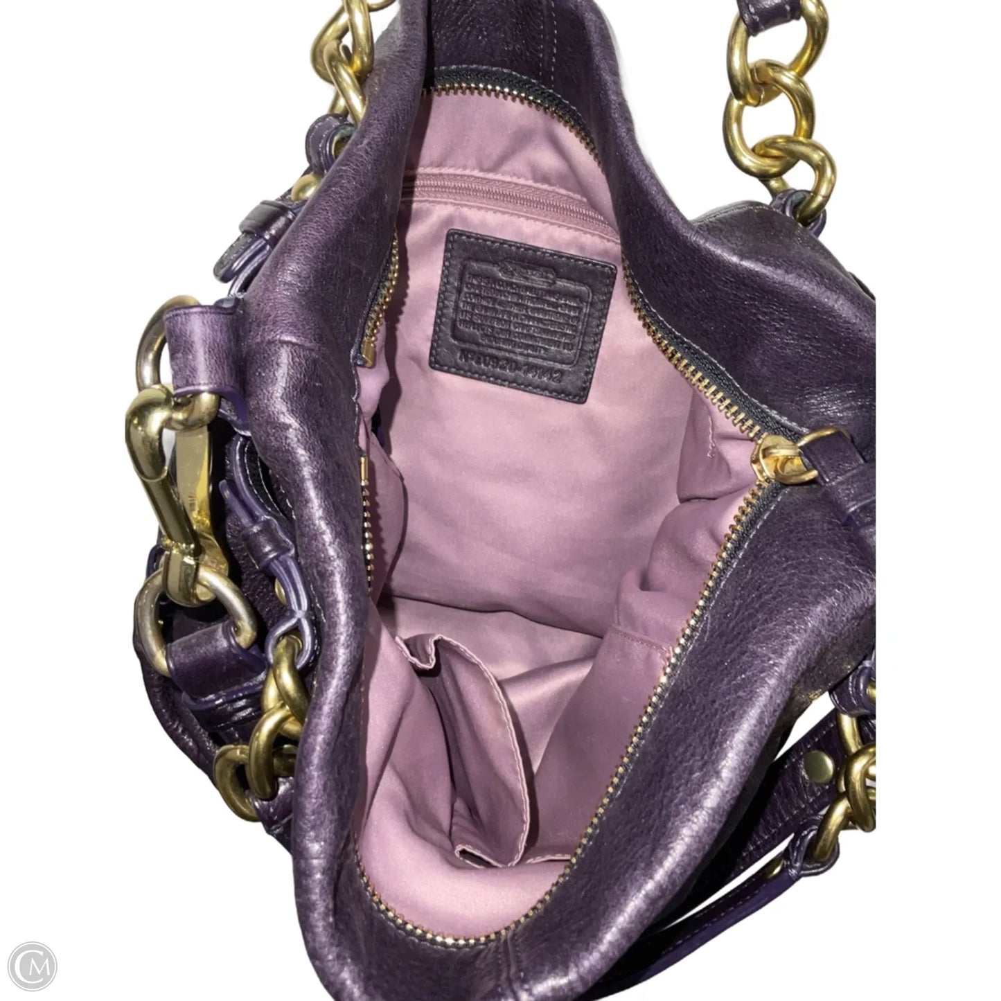 Handbag Designer By Coach, Size: Medium