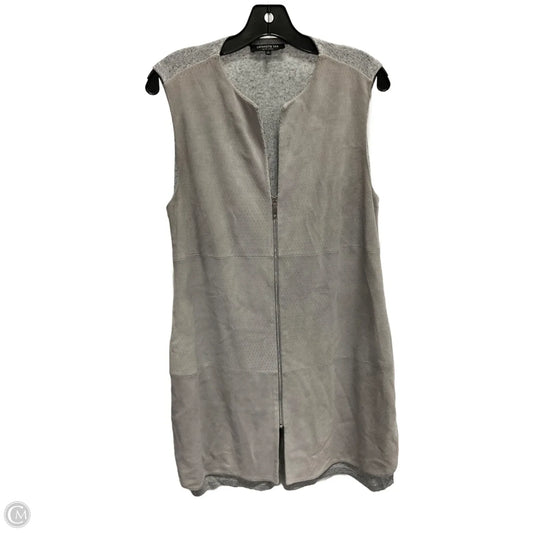 Vest Designer By Lafayette 148 In Grey, Size: L