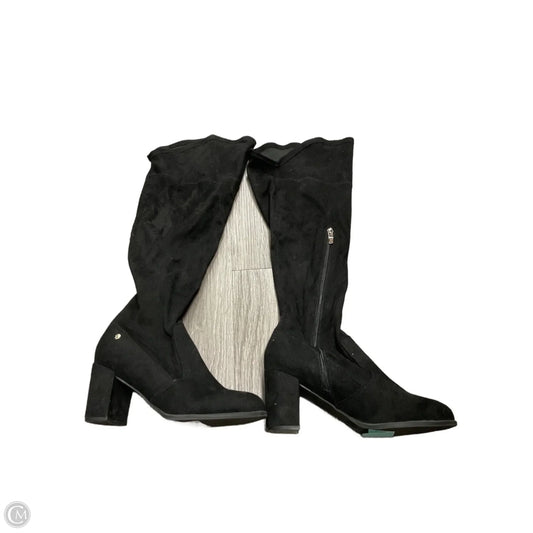 Boots Knee Heels By Liz Claiborne In Black, Size: 8