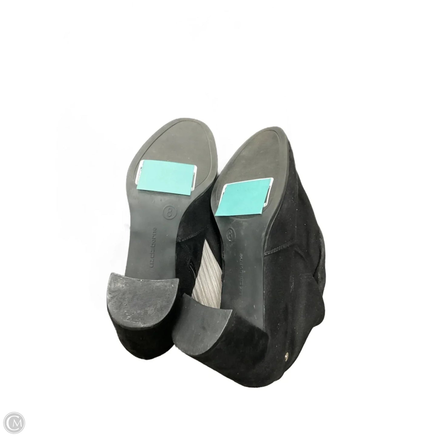 Boots Knee Heels By Liz Claiborne In Black, Size: 8