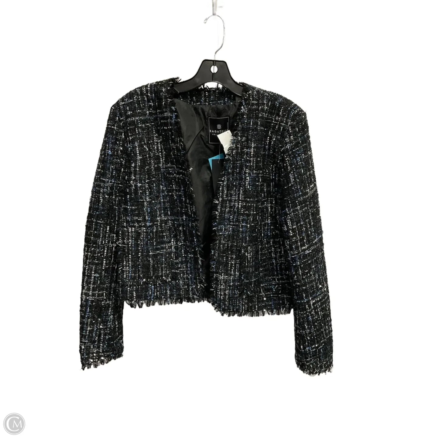 Blazer By Bagatelle In Black & Blue, Size: L