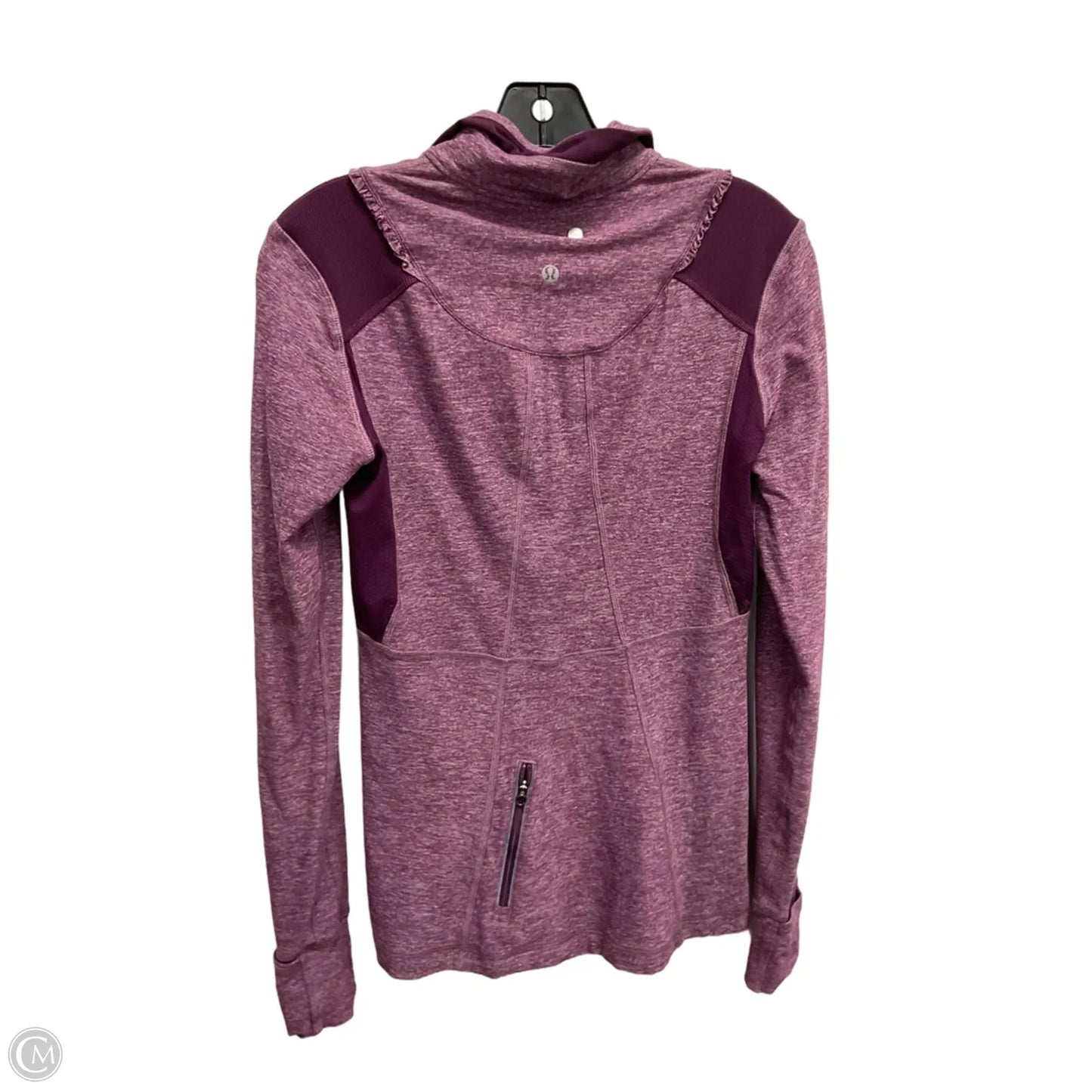 Athletic Jacket By Lululemon In Purple, Size: S