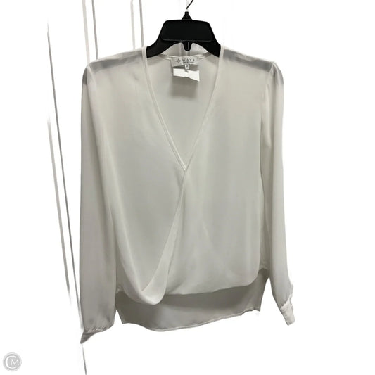 Blouse Long Sleeve By Wayf In White, Size: Xs