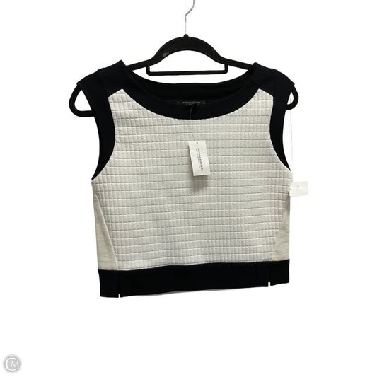 Top Sleeveless By Banana Republic In Black & White, Size: Xs