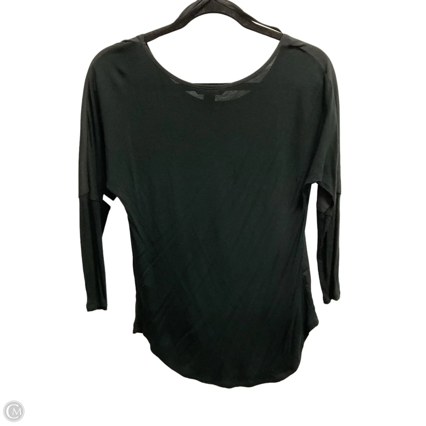 Top 3/4 Sleeve By Banana Republic In Black, Size: Xs