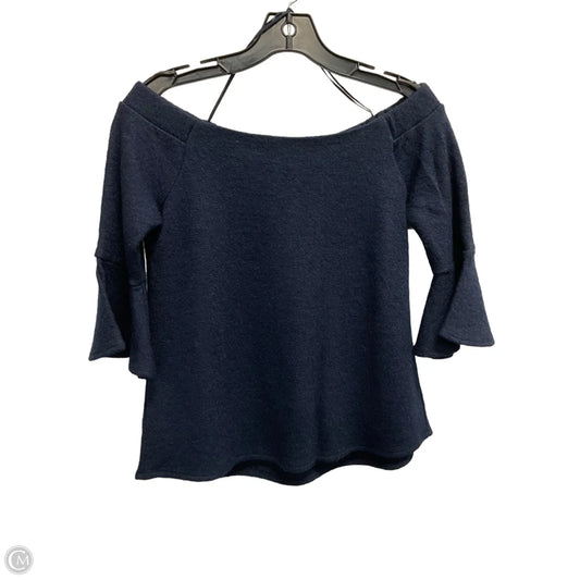 Top 3/4 Sleeve By Banana Republic In Navy, Size: Xs