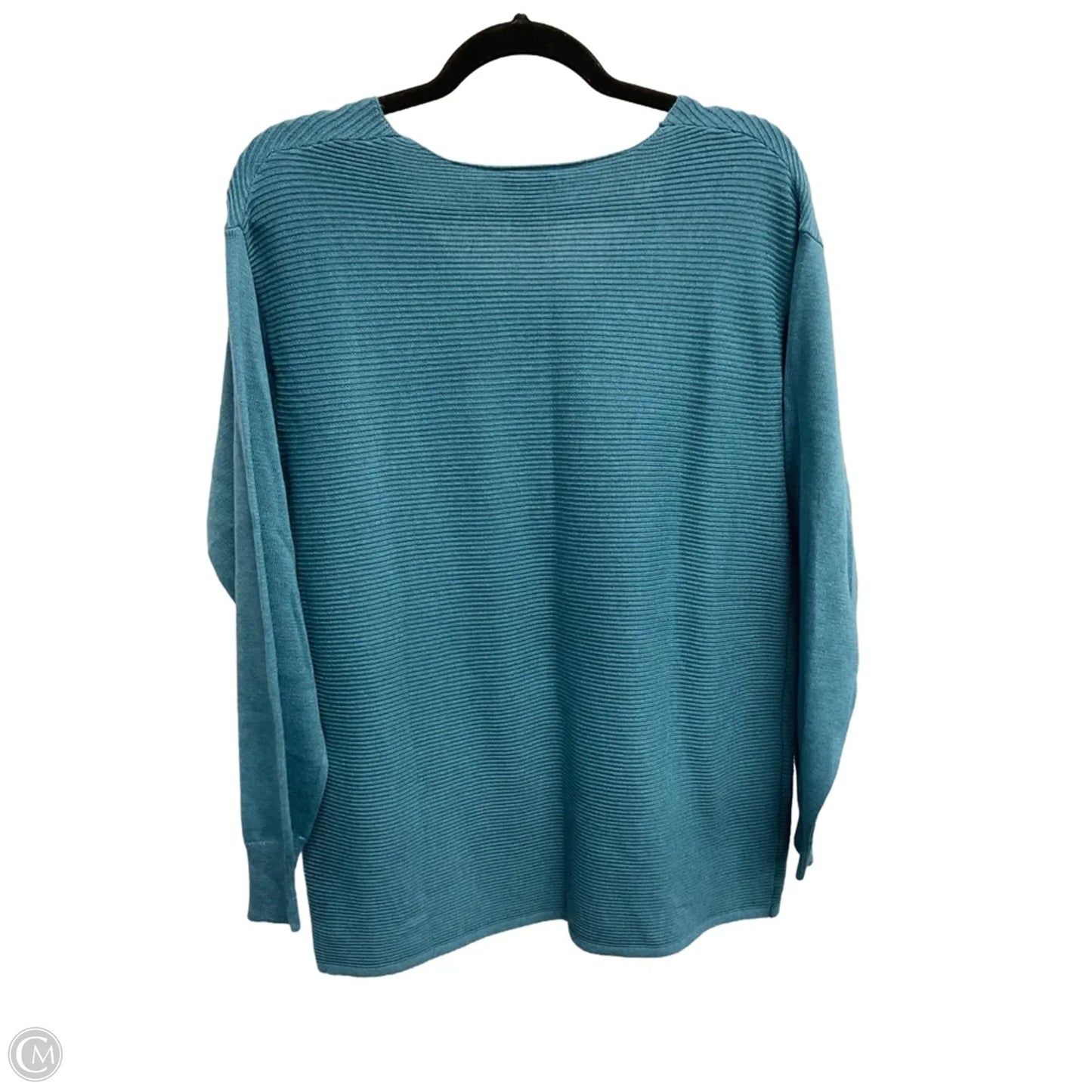 Sweater By Ella Moss In Teal, Size: M