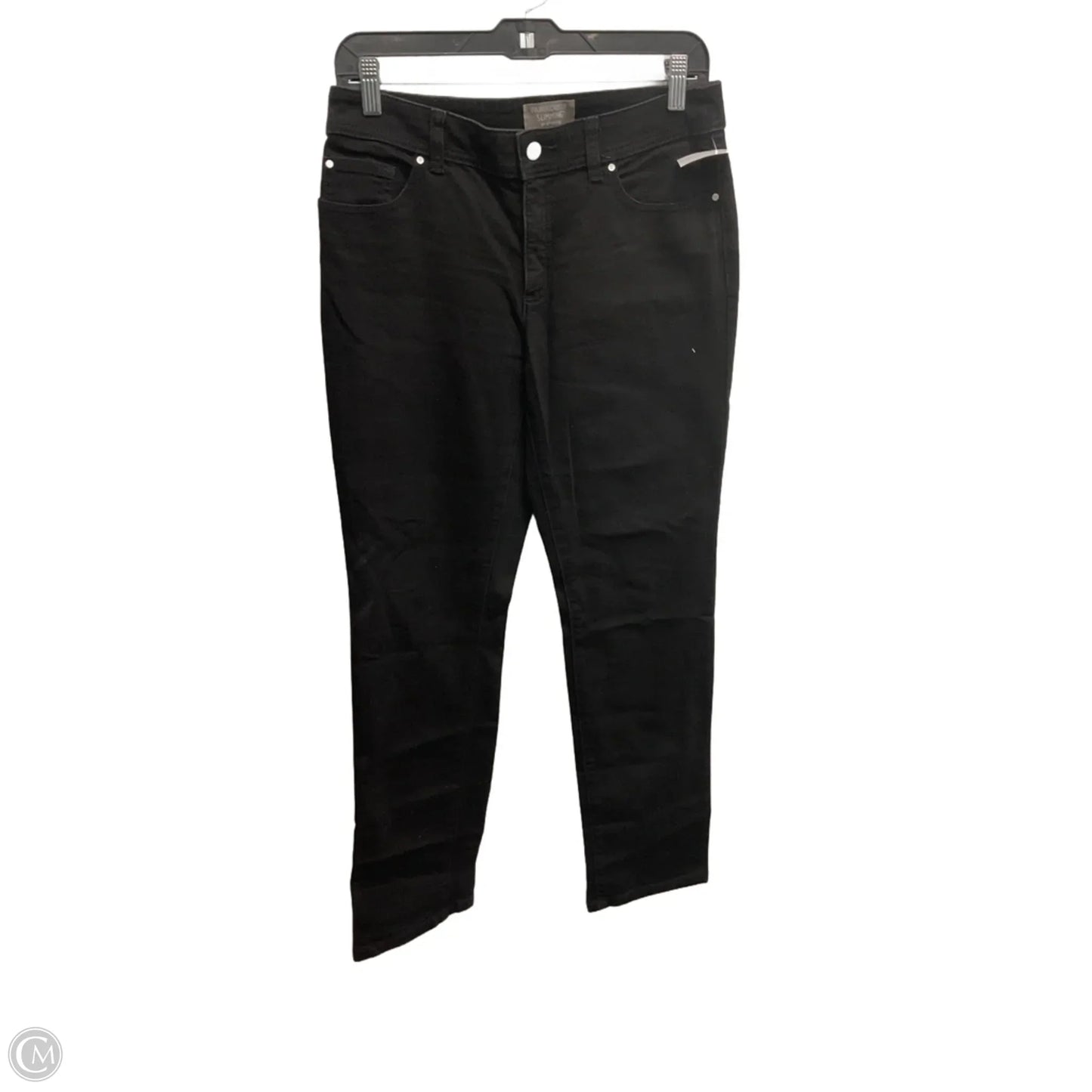 Jeans Skinny By Chicos In Black Denim, Size: 2