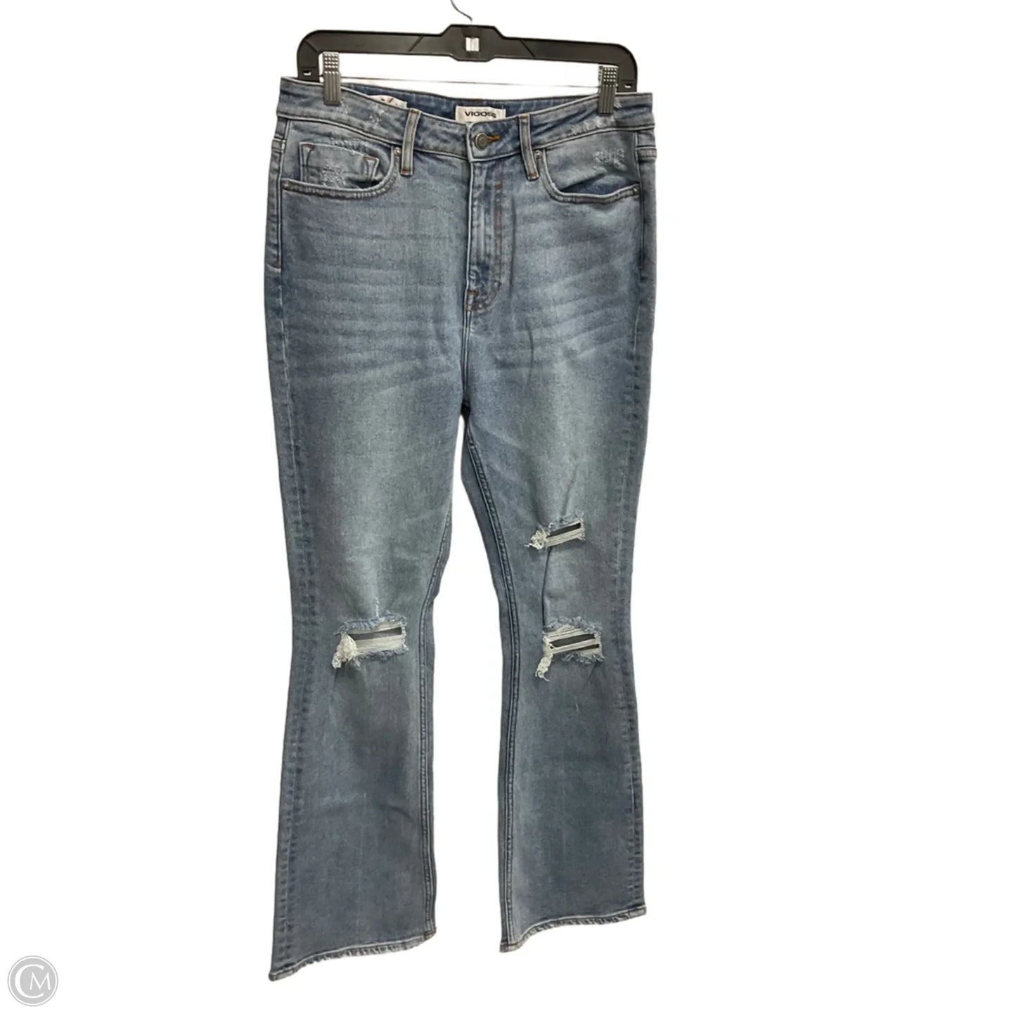 Jeans Boot Cut By Vigoss In Blue Denim, Size: 8