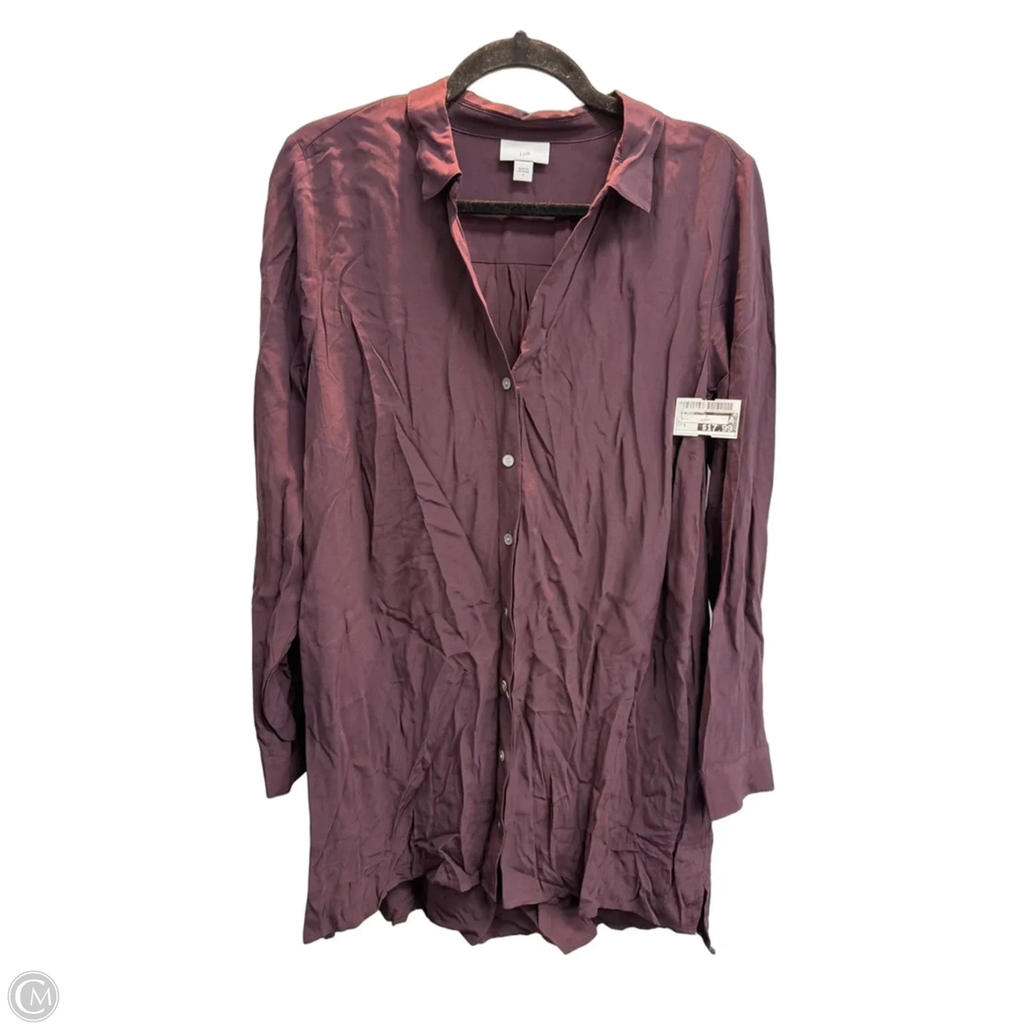 Tunic Long Sleeve By J. Jill In Purple, Size: S