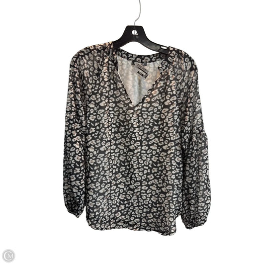 Blouse Long Sleeve By Btfbm In Multi-colored, Size: S