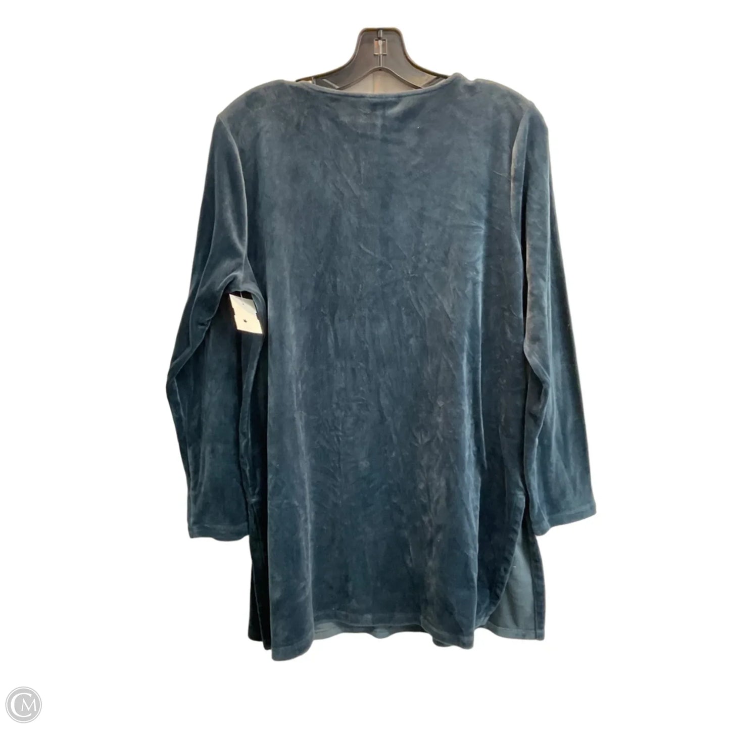 Top Long Sleeve By Pure Jill In Blue, Size: M