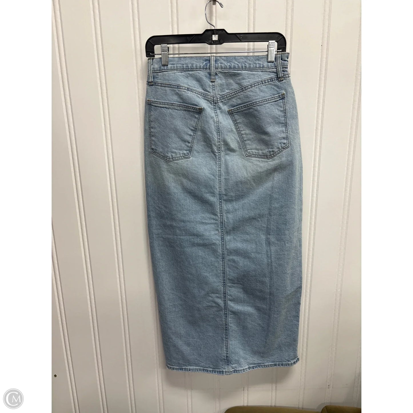 Skirt Maxi By Universal Thread In Blue Denim, Size: 6