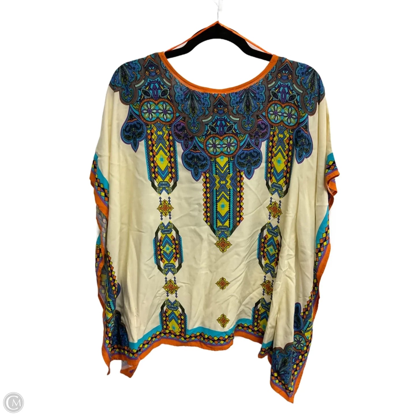 Top Short Sleeve By Clothes Mentor In Geometric Pattern, Size: M