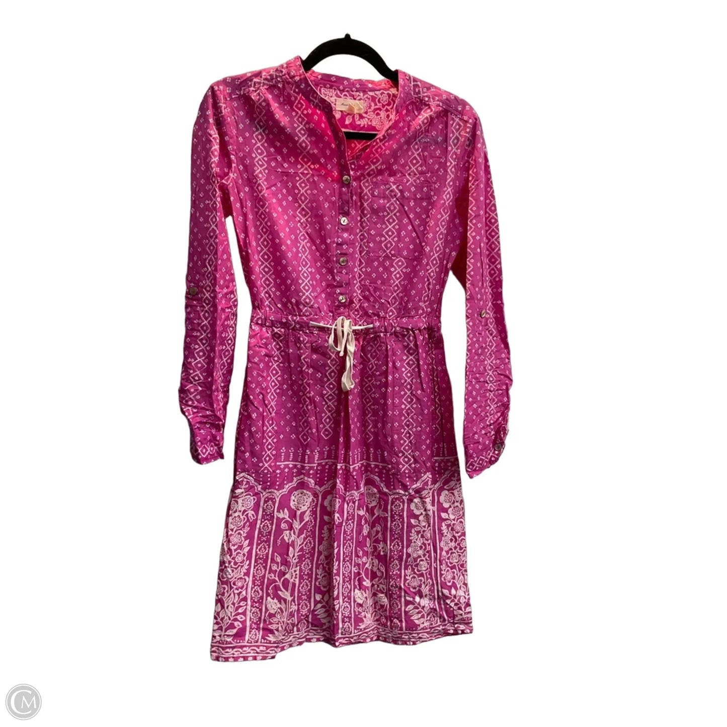 Dress Casual Midi By Meadow Rue In Pink, Size: Xs