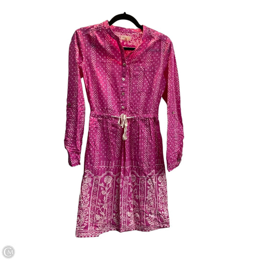 Dress Casual Midi By Meadow Rue In Pink, Size: Xs