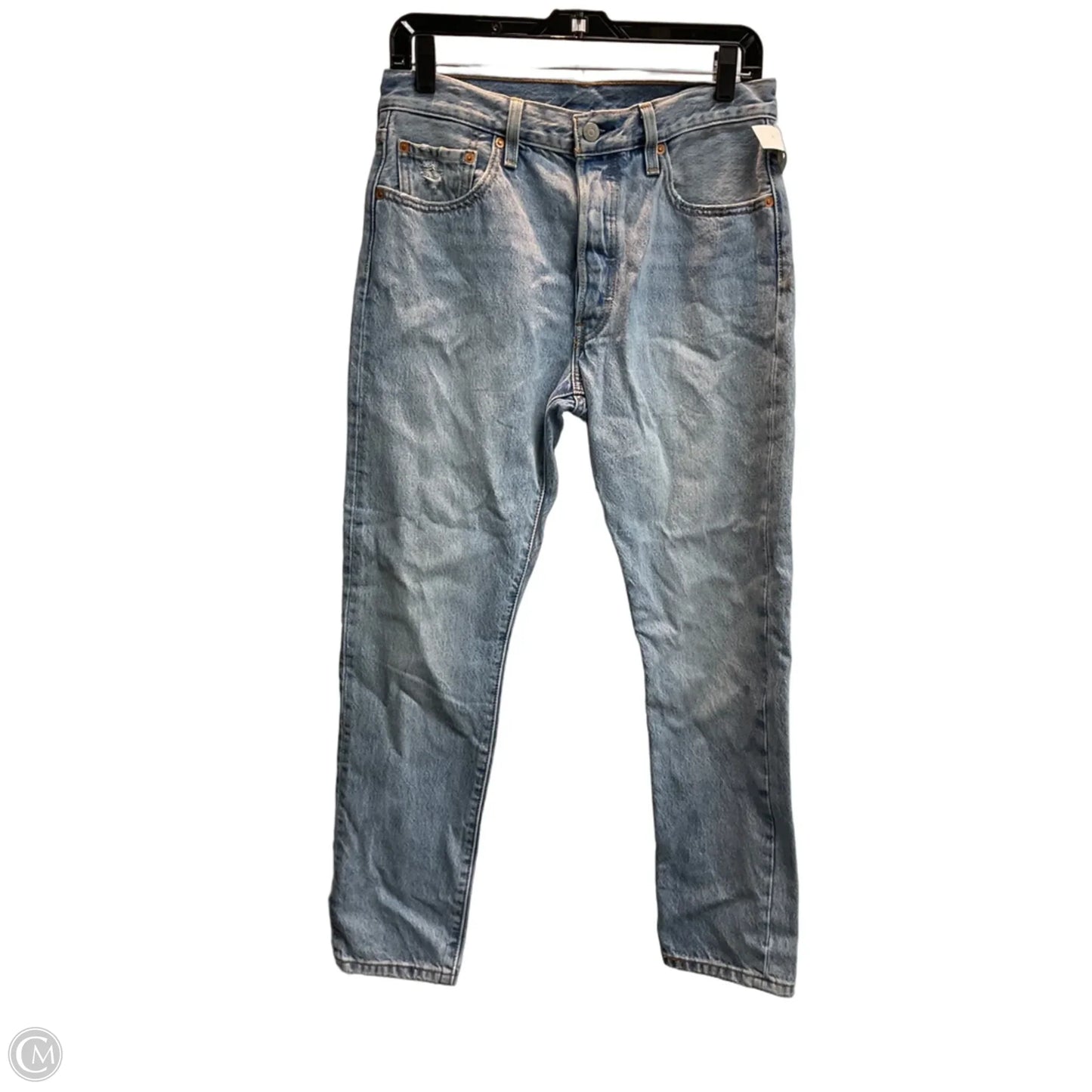 Jeans Skinny By Levis In Blue Denim, Size: 6