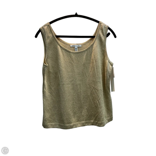 Tank Top Luxury Designer By St John Collection In Gold, Size: S