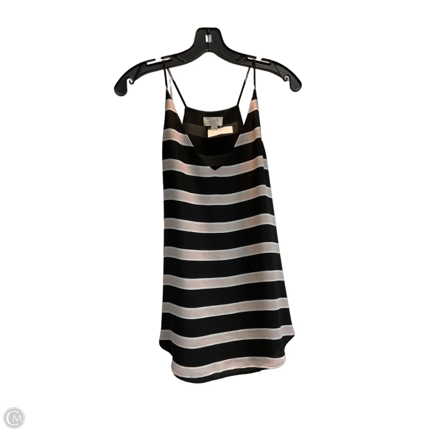 Top Cami By Loft In Striped Pattern, Size: M