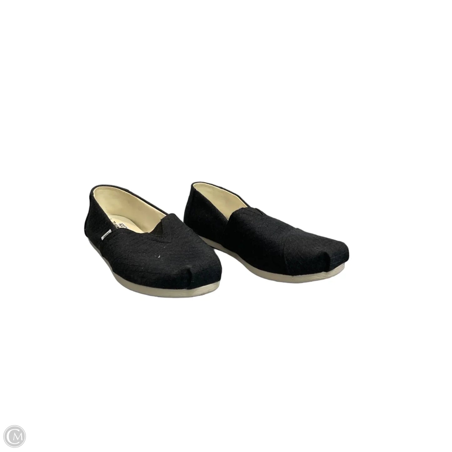 Shoes Flats By Toms In Black, Size: 9.5