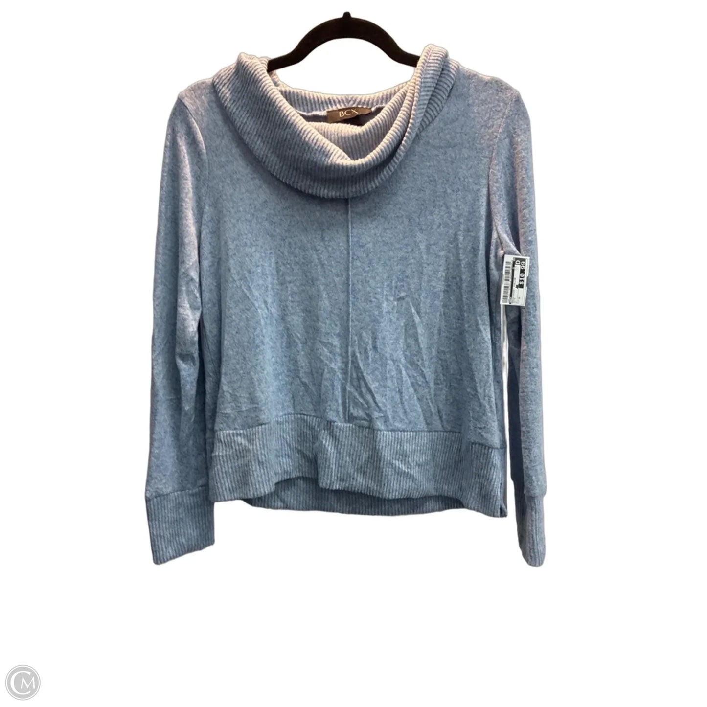 Sweatshirt Collar By Bcx In Blue, Size: S
