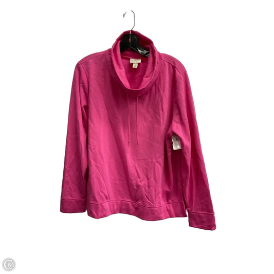 Sweatshirt Collar By St Johns Bay In Pink, Size: L
