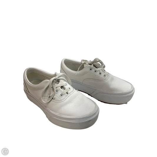 Shoes Sneakers By Vans In White, Size: 6.5