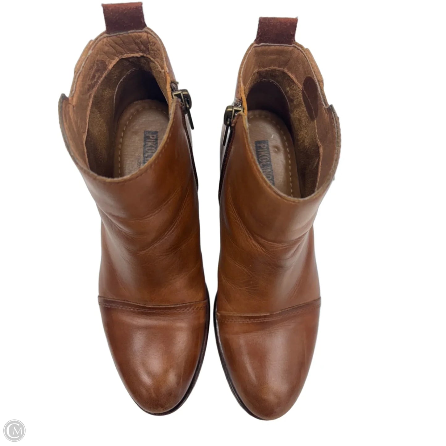 Boots Ankle Heels By Pikolinos In Brown, Size: 7.5