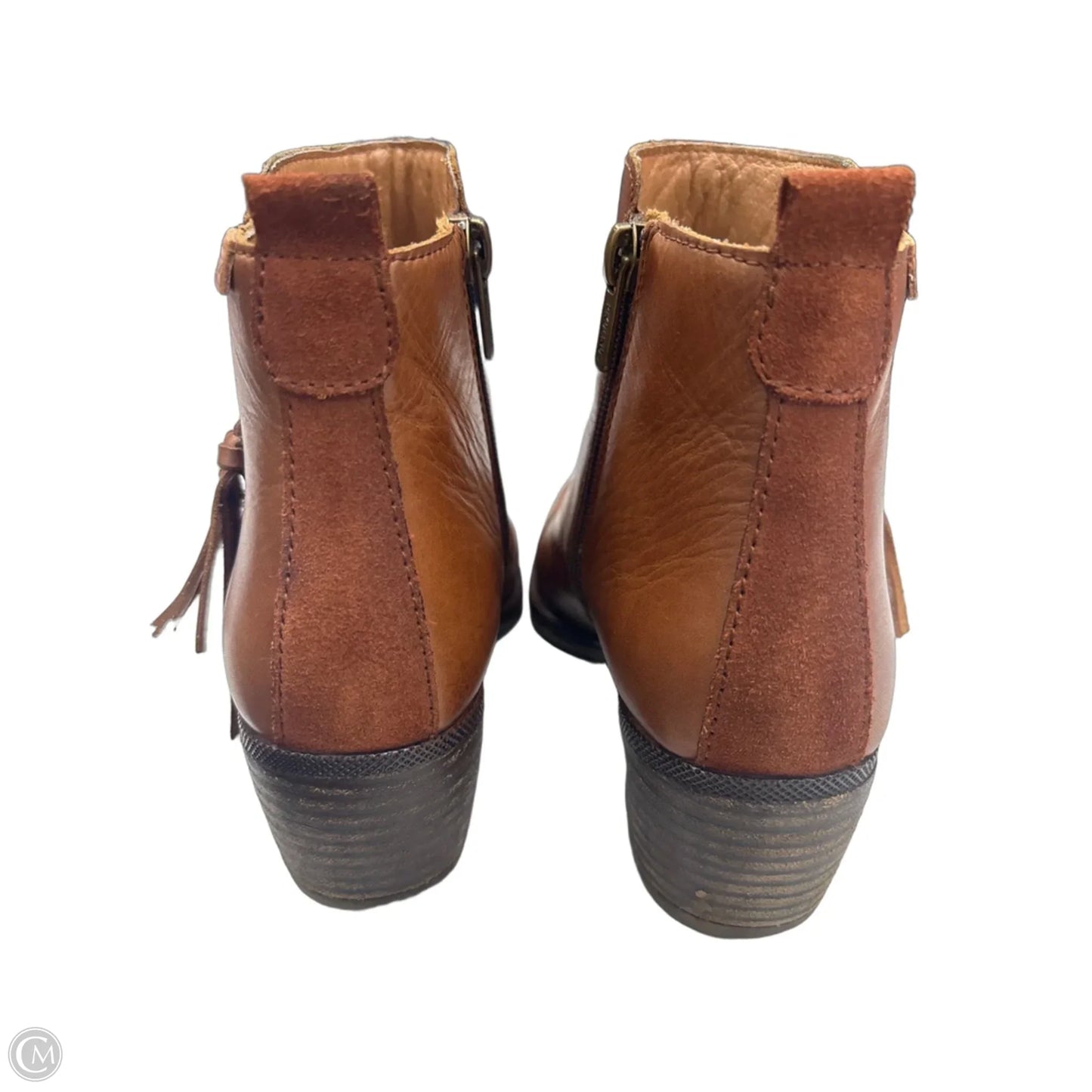 Boots Ankle Heels By Pikolinos In Brown, Size: 7.5