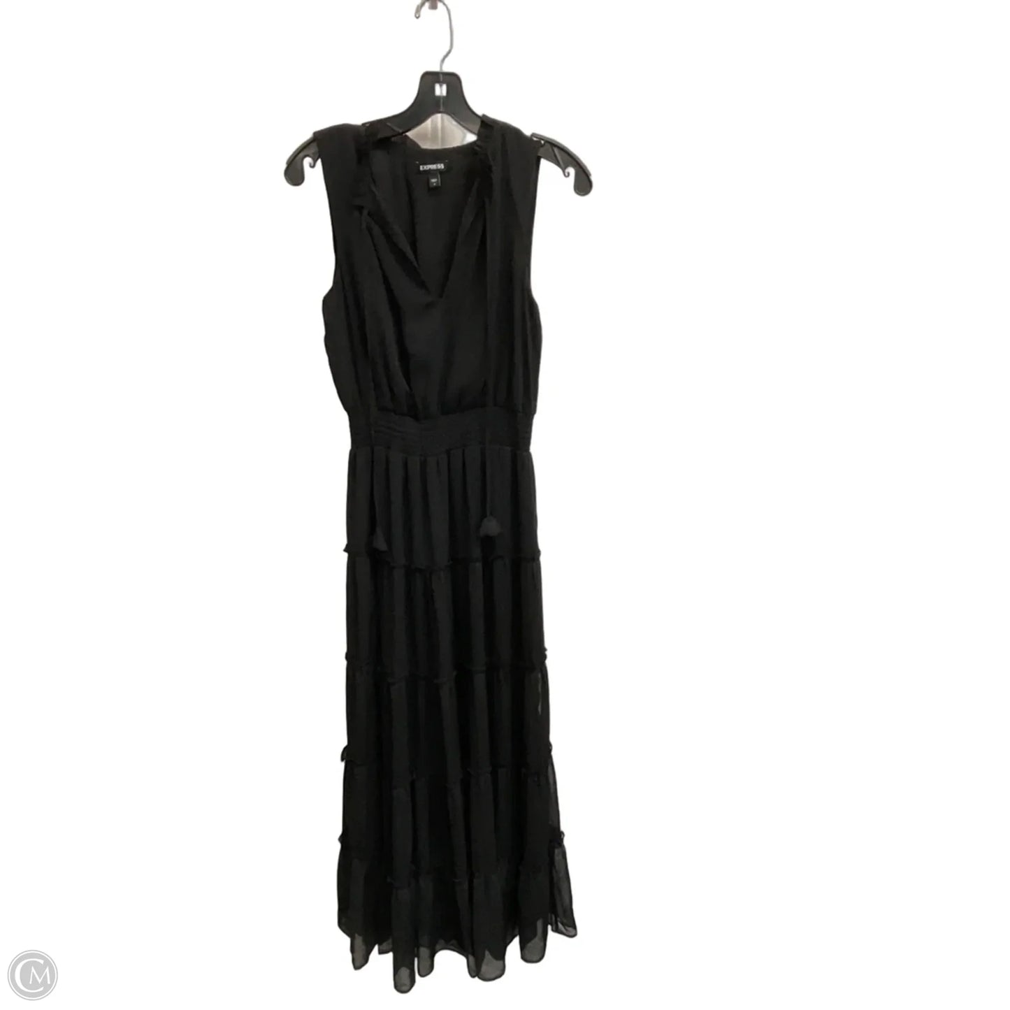 Dress Party Long By Express In Black, Size: S