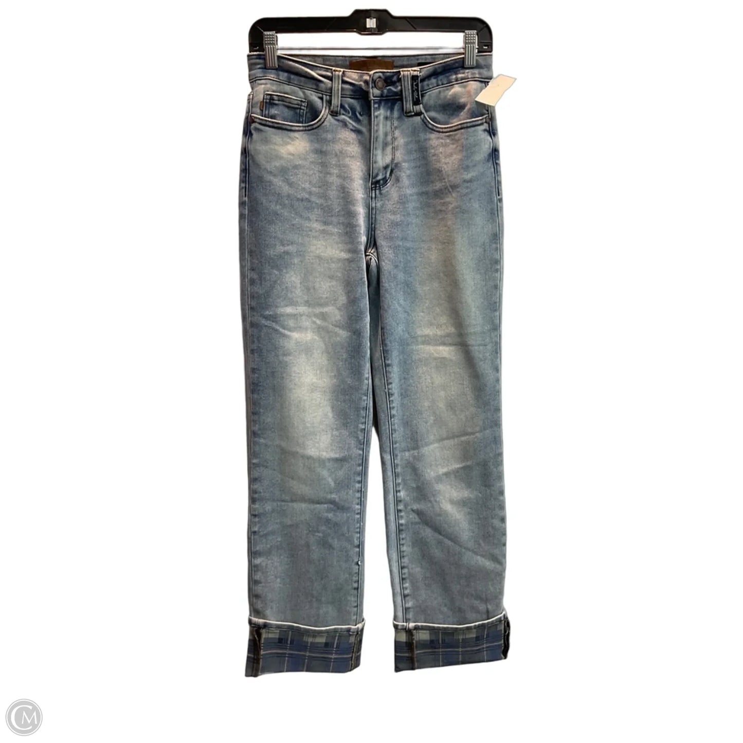 Jeans Straight By Judy Blue In Blue Denim, Size: 2