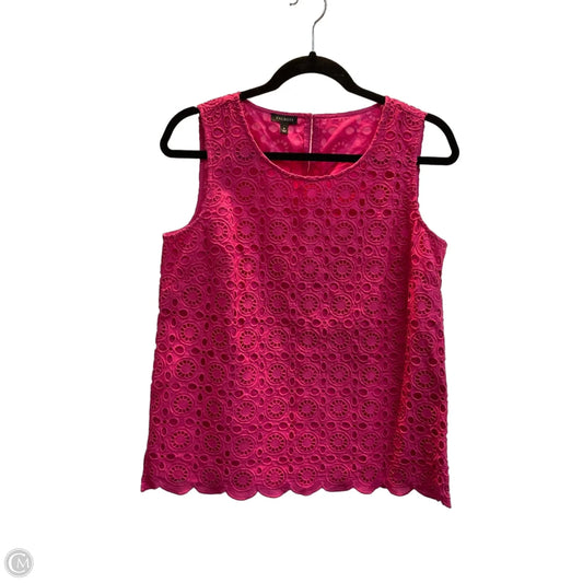 Top Sleeveless By Talbots In Pink, Size: S