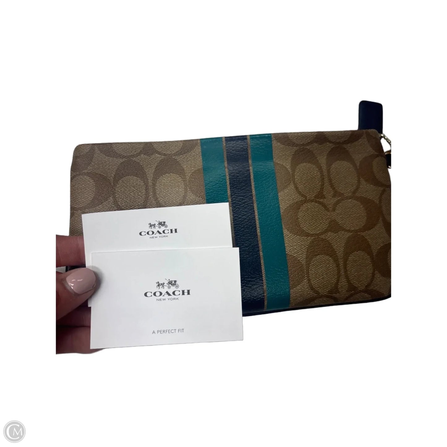 Wristlet Designer By Coach, Size: Medium