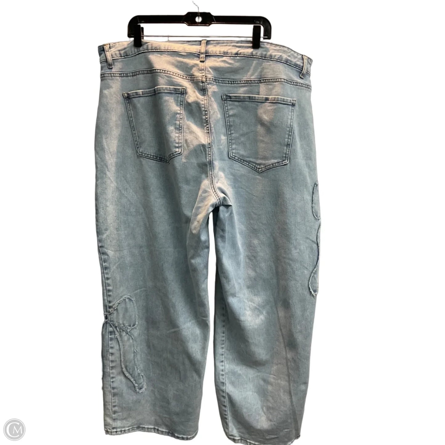 Jeans Wide Leg By Clothes Mentor In Blue Denim, Size: 22