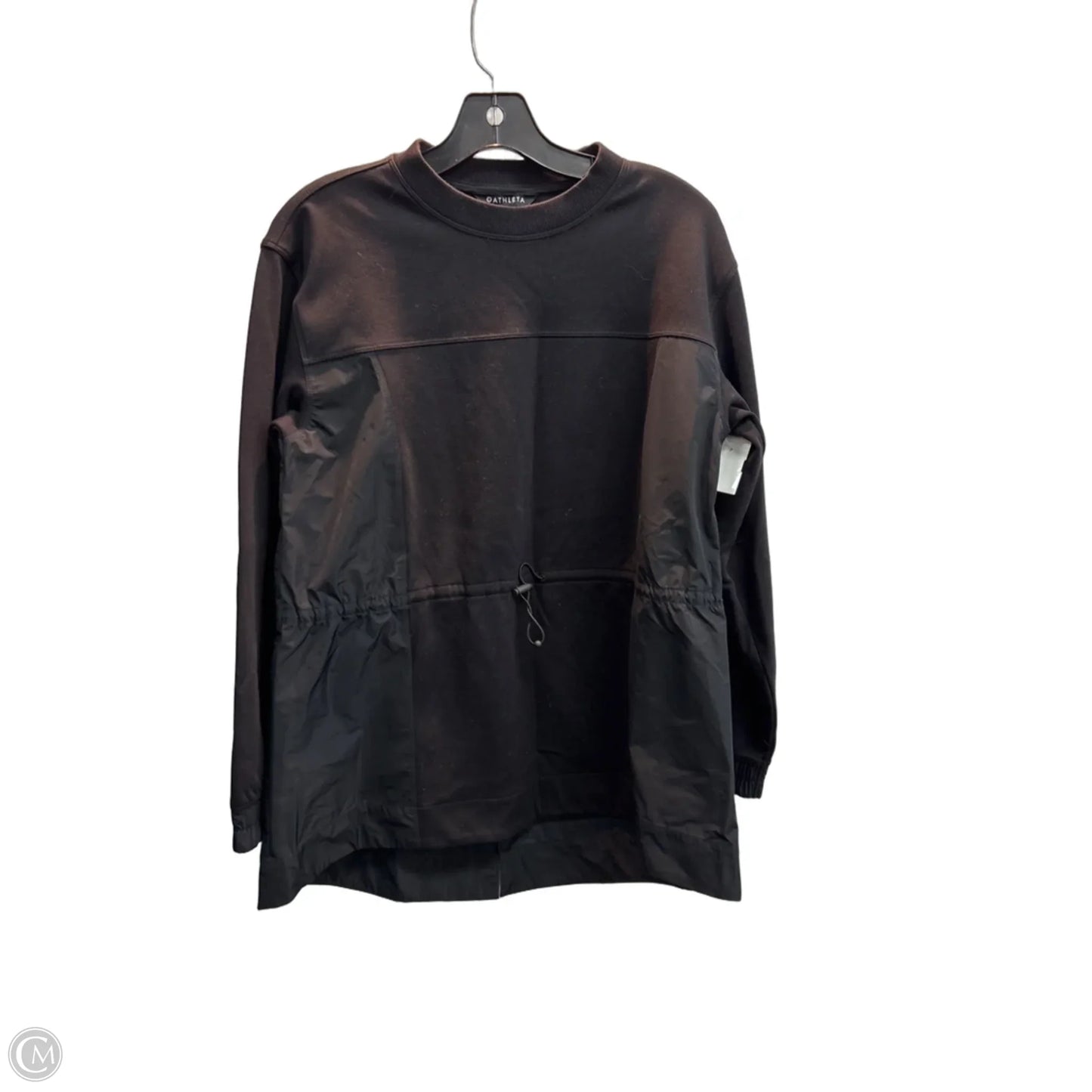 Sweatshirt Crewneck By Athleta In Black, Size: S