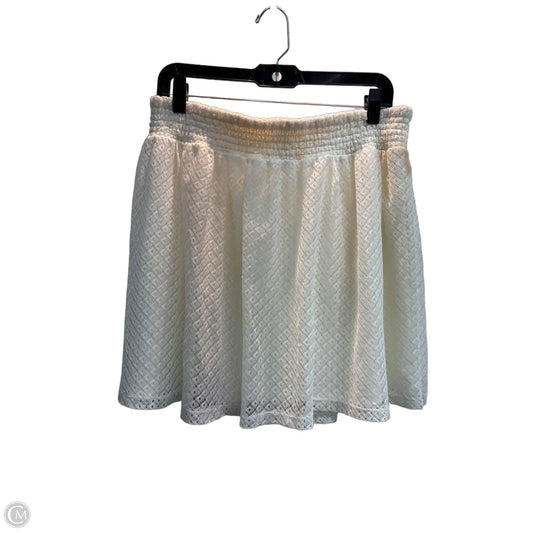 Skirt Midi By Maurices In White, Size: 12
