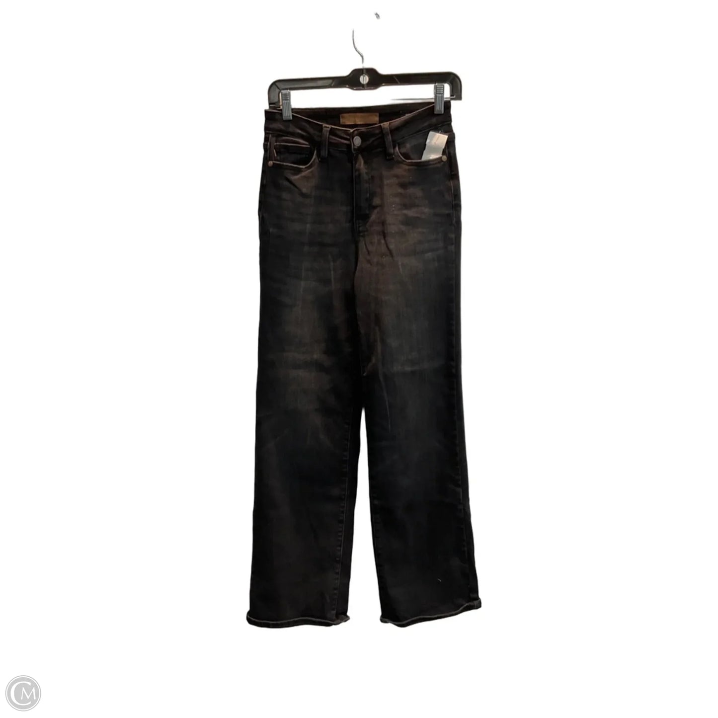 Jeans Boot Cut By Judy Blue In Black Denim, Size: 2