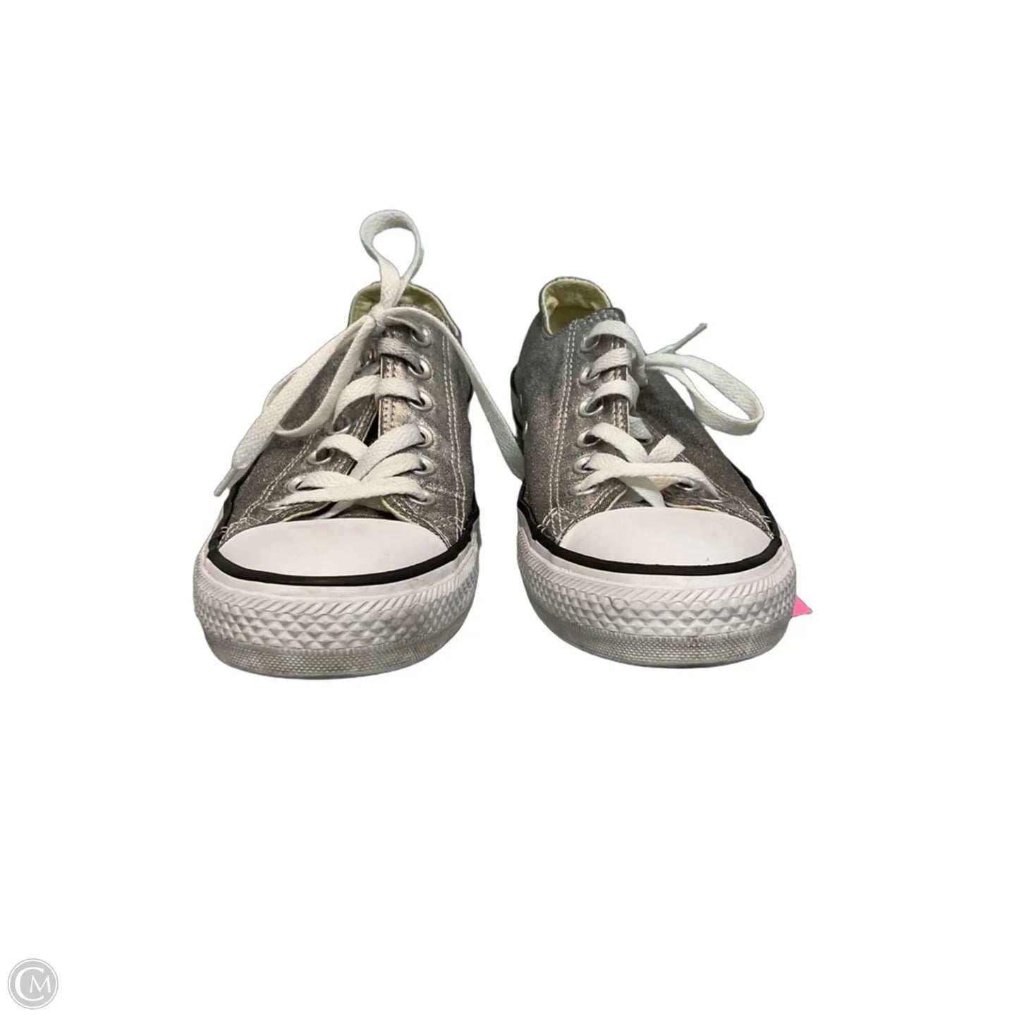 Shoes Sneakers By Converse In Silver, Size: 7.5