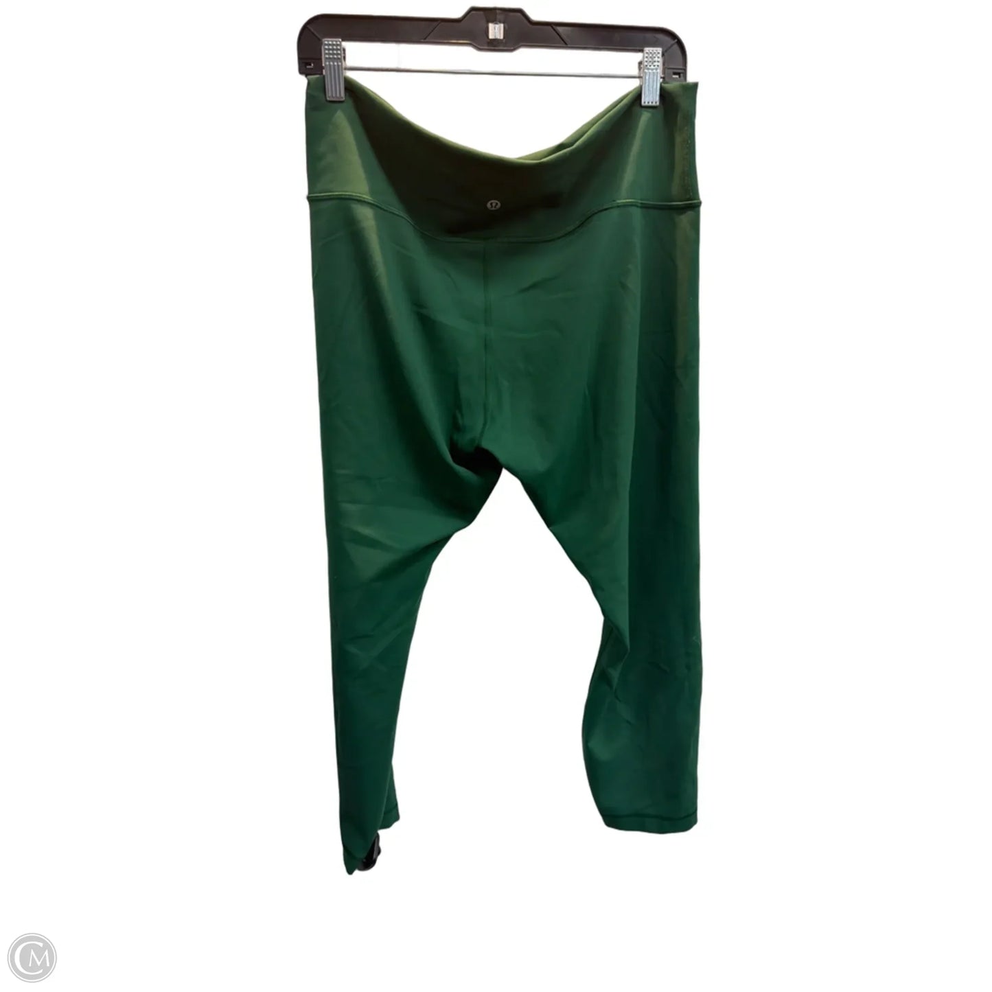Athletic Leggings By Lululemon In Green, Size: Xl