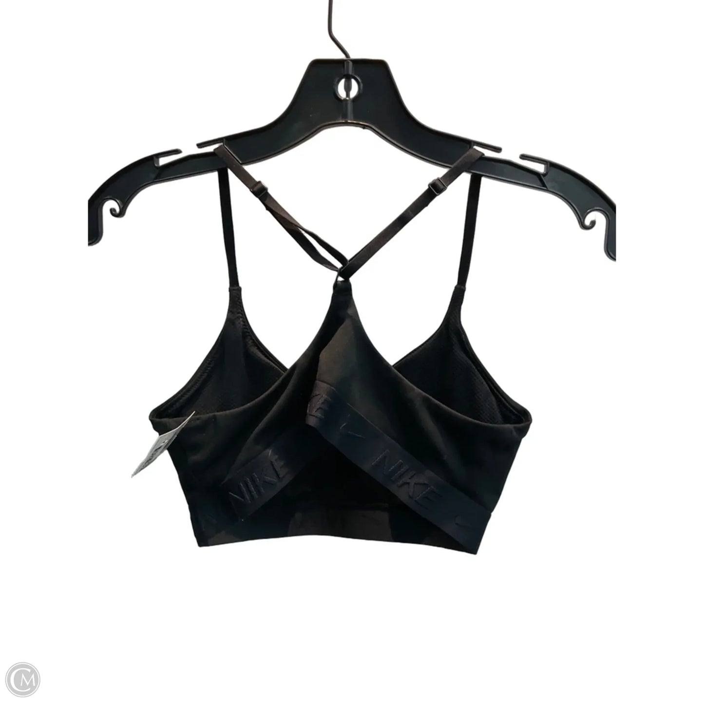 Athletic Bra By Nike In Black, Size: S