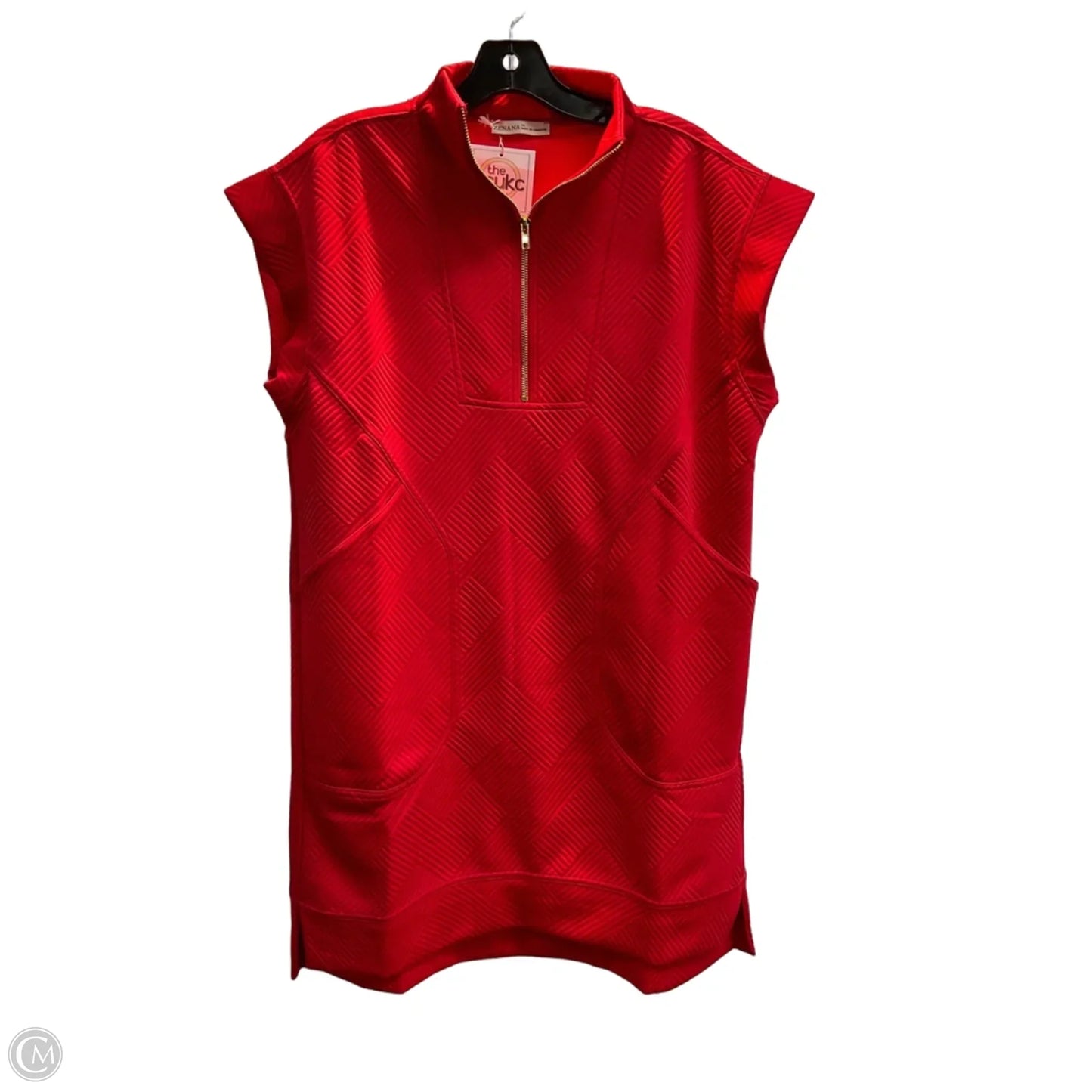 Dress Casual Midi By Zenana In Red, Size: M