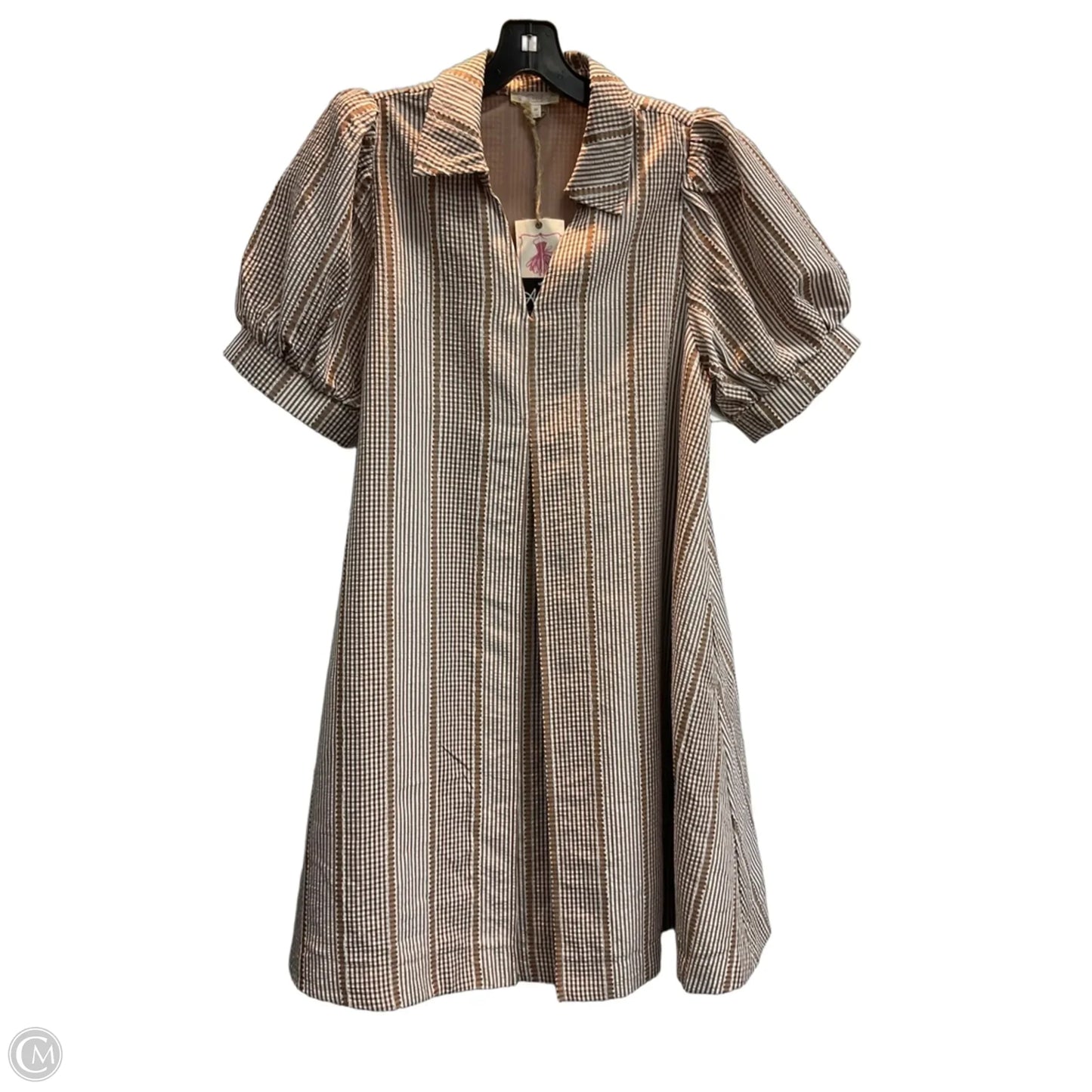 Dress Casual Short By Easel In Brown, Size: M