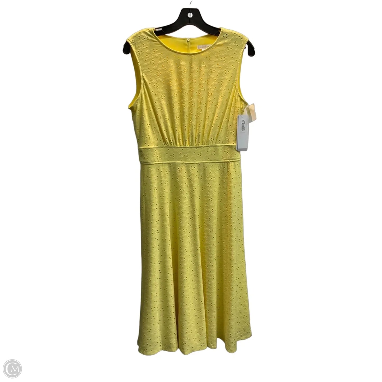 Dress Work By London Times In Yellow, Size: M