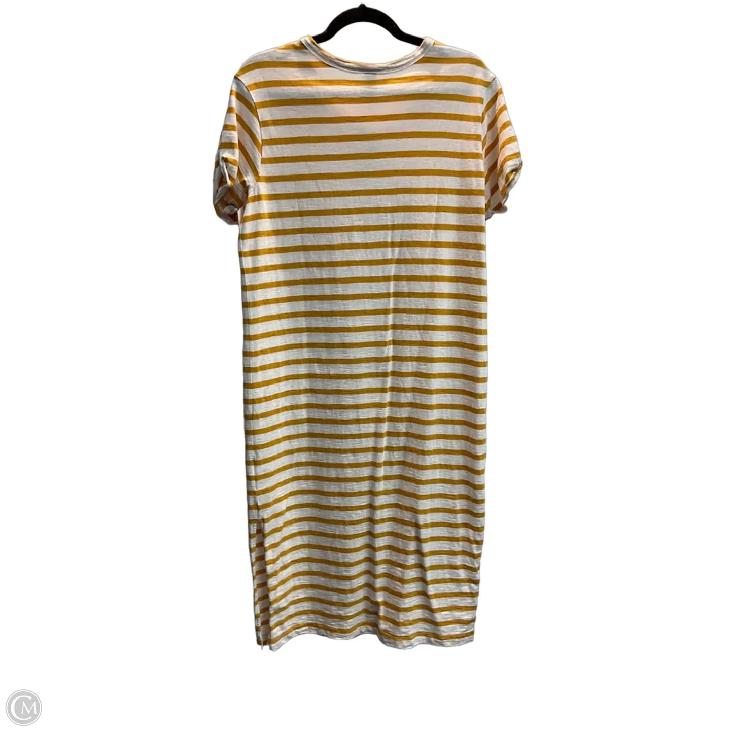 Dress Casual Midi By Old Navy In Striped Pattern, Size: M