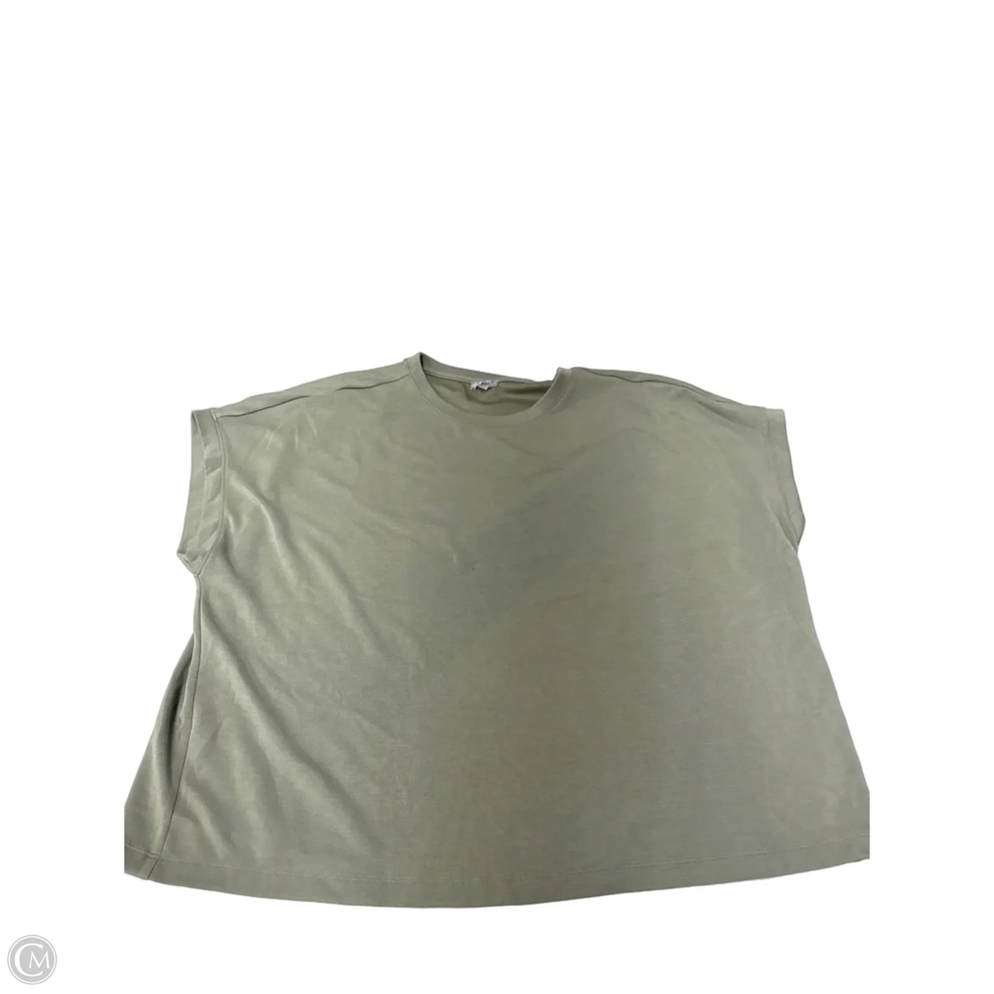 Top Short Sleeve By Talbots In Green, Size: Xl