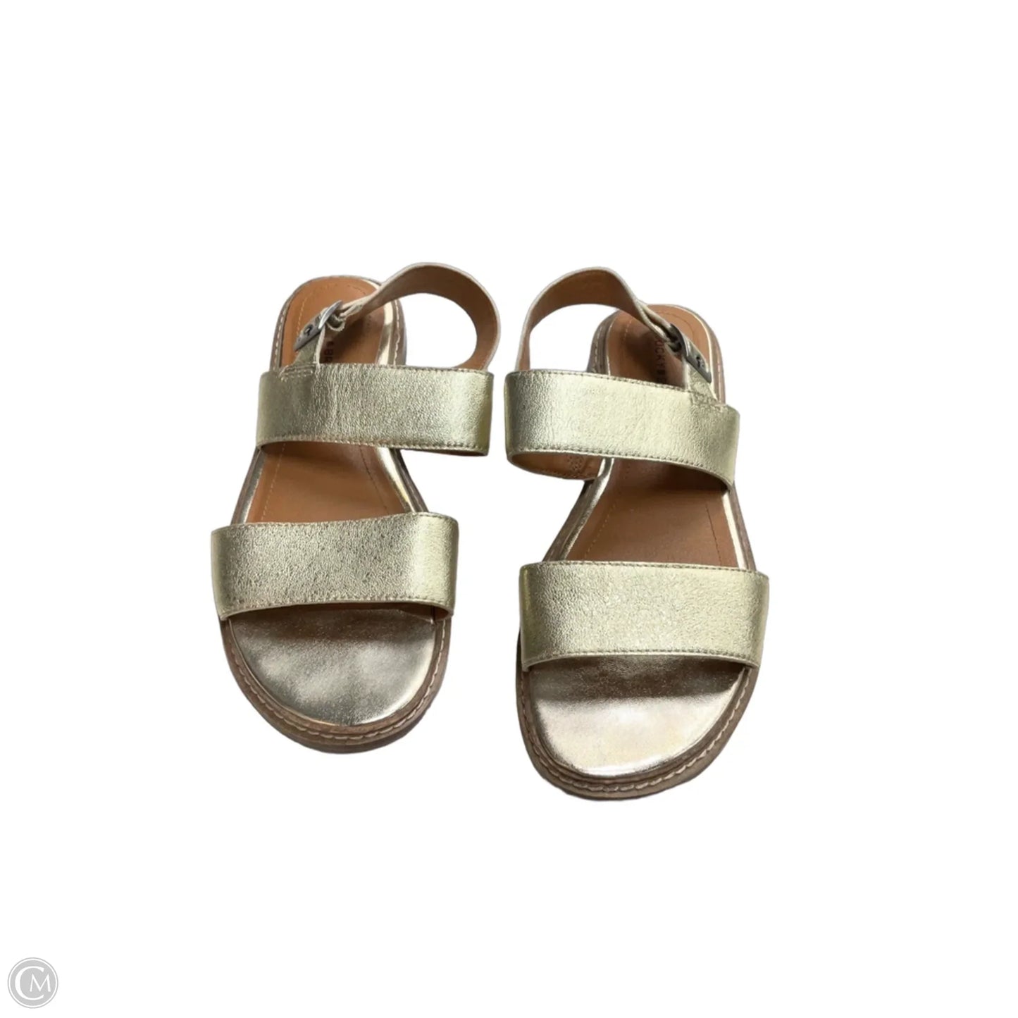 Sandals Flats By Lucky Brand In Gold, Size: 8.5