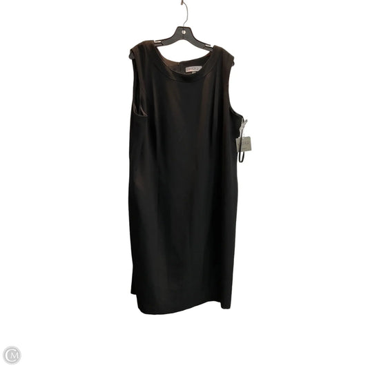 Dress Work By Kasper In Black, Size: 3x